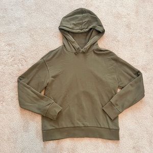 H&M Olive Green Crop Hoodie | Gently Used